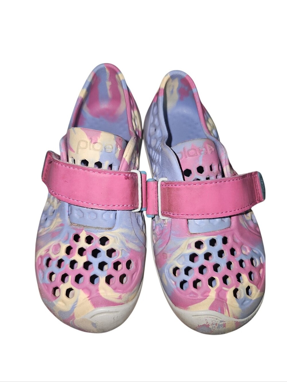 Plae Kids Pink Multi Mary Jane Clog